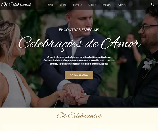 Capa do projeto Os Celebrantes