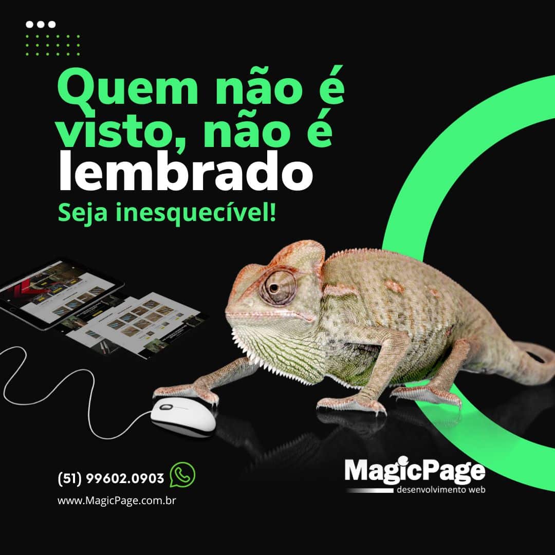 QUEM NÃO É VISTO, NÃO É LEMBRADO