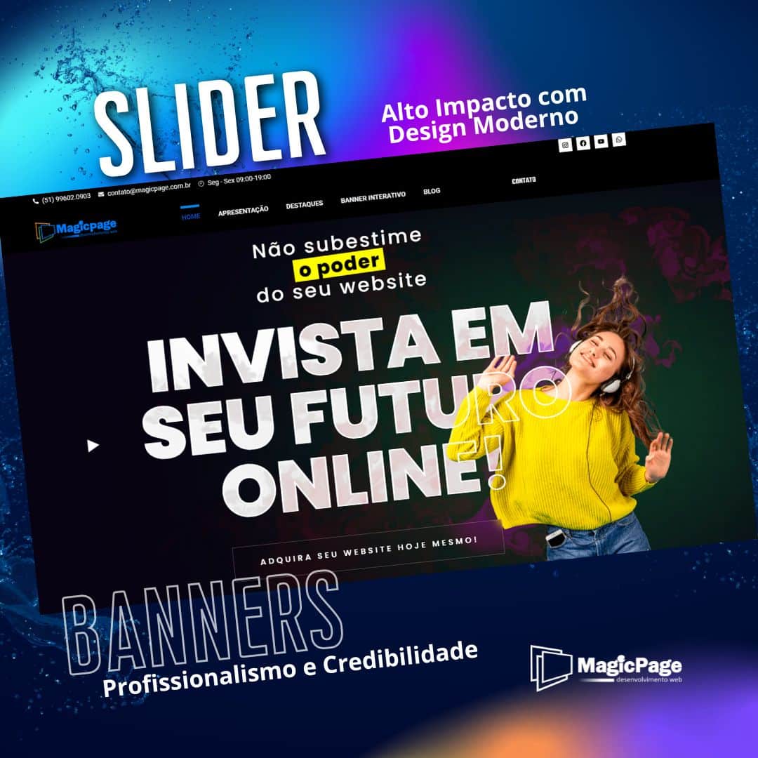 Banners de Alto Impacto com design moderno