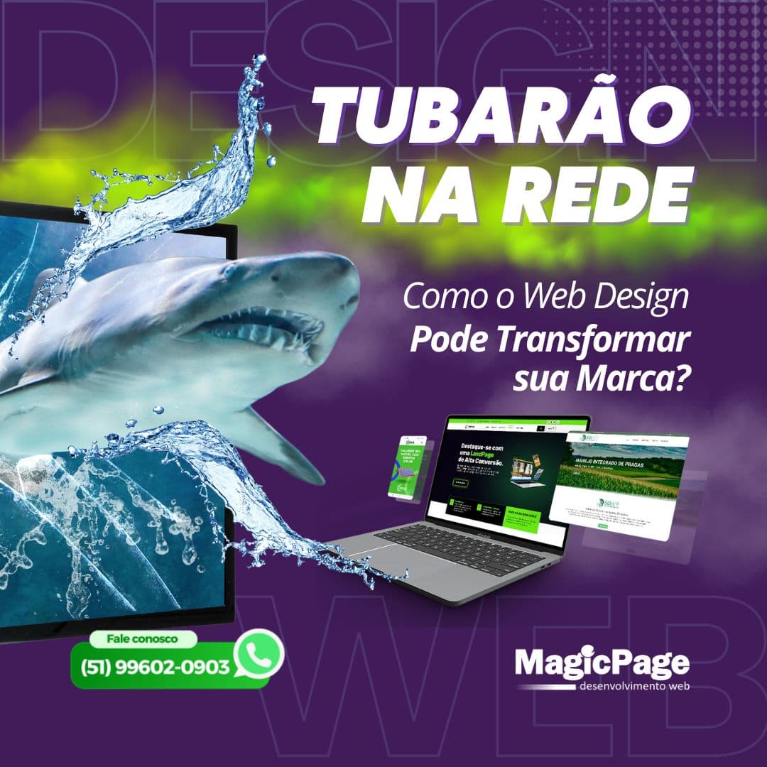 Tubarão na Rede – Web Design