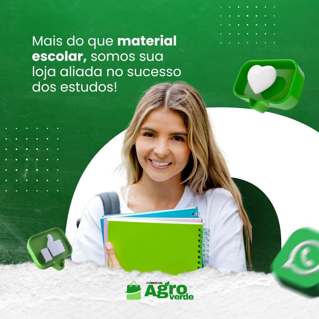 Volta às Aulas: Comercial Agroverde